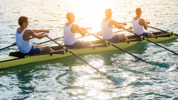 rowing on melton hill lake in oak ridge tennessee